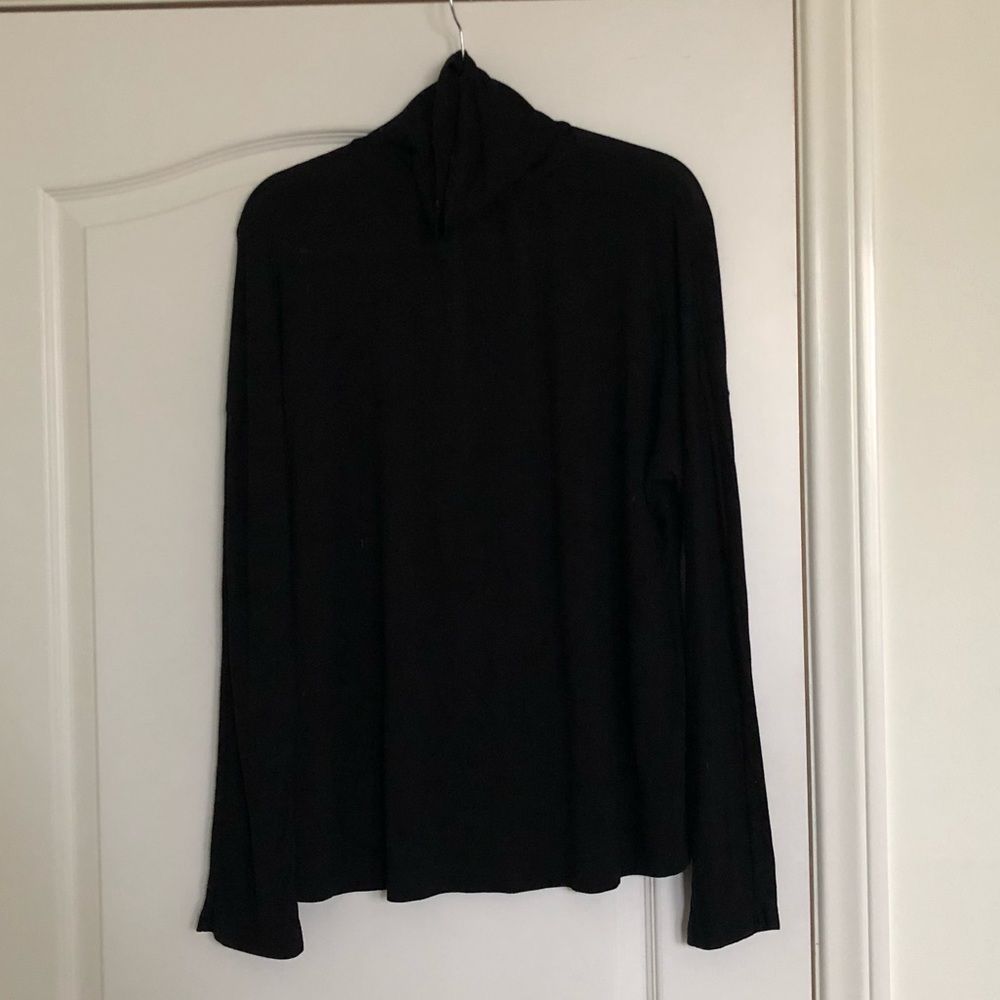 Riller and Fount black loose fit turtleneck